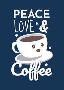 vrede, liefde, en koffie van Alip Santaii