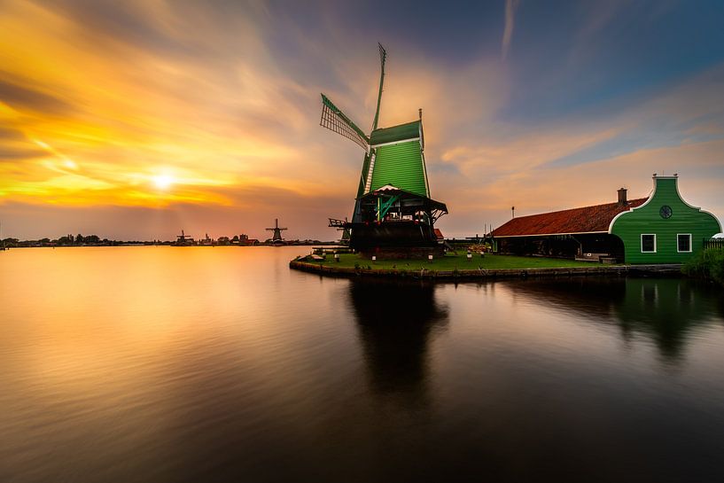 Wood saw mill in Zaanse Schans by Rene Siebring