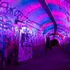 Tunnel in Utrecht center with beautiful colors by Rick van de Kraats