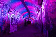 Tunneltje in Utrecht centrum met prachtige kleuren van Rick van de Kraats thumbnail