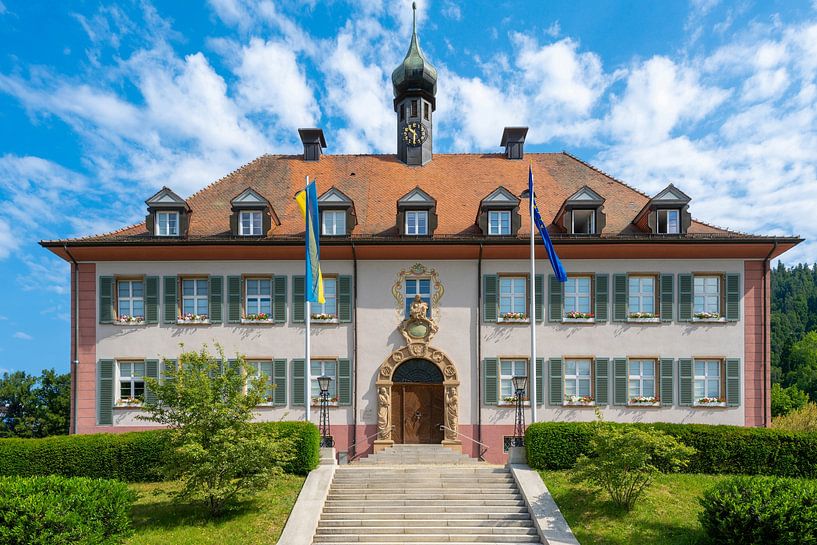 Historic Town Hall Münstertal Baden-Württemberg by Photo Art Thomas Klee