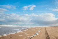 Traces dans le sable | Une promenade sur la plage près de Wassenaarse Slag