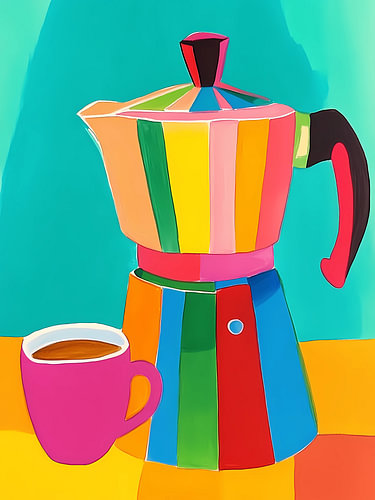 Colorful Moka Pot