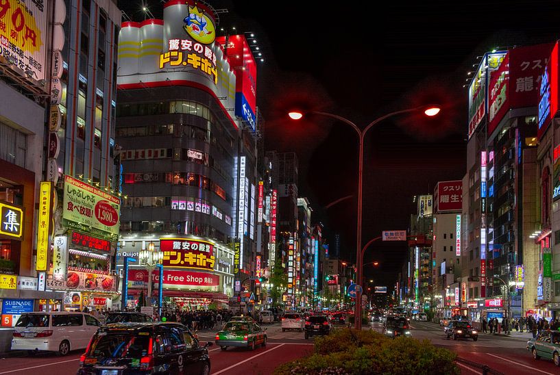 Als de avond valt in Shinjuku (Japan) von Mylène Amoureus