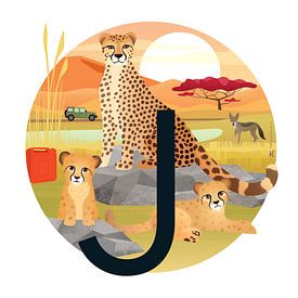 J: Cheetahs and the Jackal by Hannah Barrow