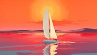 Naar de Zonsondergang van Art Lovers thumbnail