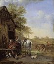 Halt at the Inn, Paulus Potter by Masterful Masters thumbnail