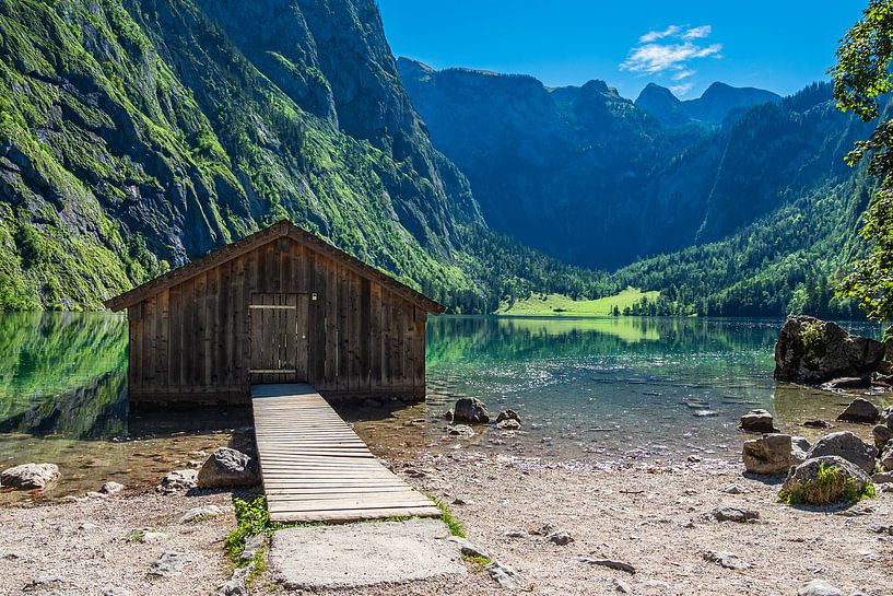 Blick auf den Obersee im Berchtesgadener Land von Rico Ködder