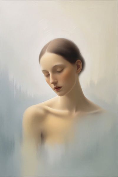 Portrait de femme dans un style serein par Art & Soul Creations