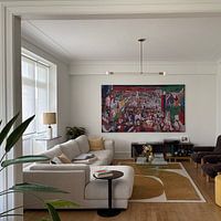 Kundenfoto: James Ensor. Der Einzug Christi in Brüssel, als artframe