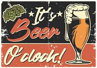 It`s Beer O´Clock Poster