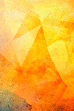 Abstracte warme achtergrondpatronen van Poster Art Shop