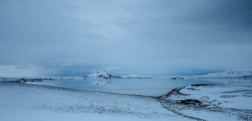 Lake Myvatn Iceland by Wim Westmaas