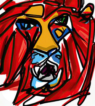 Le roi des couleurs sur Lions-Art