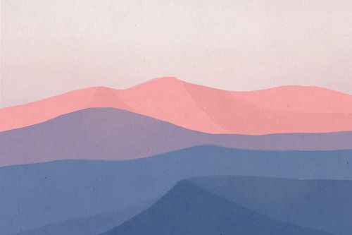Grafische Landschaft IV von Isaura Avalon