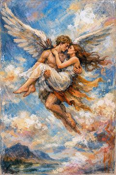 Eros and Psyche painting. by Johannes