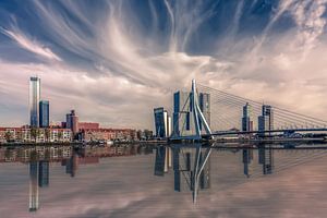 Rotterdam Skyline van Michiel Buijse