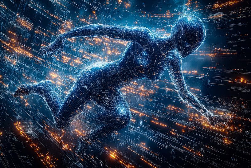 robot dans l'environnement de la technologie numérique par Egon Zitter