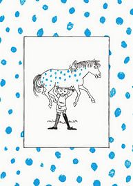 Pippi Blue Dots by Thomas burnet