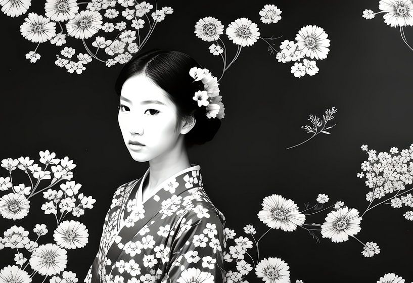 Japanese art Geisha by Egon Zitter