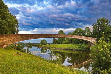 Arched bridge in Dörverden by Christian Harms