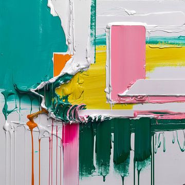 Bold Abstract Color Streaks 06