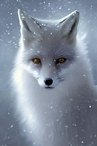 Animaux d'hiver : renard