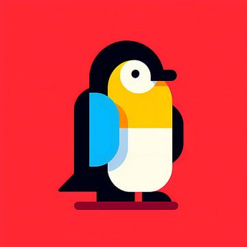 Pinguin graphic van Tatjana Korneeva