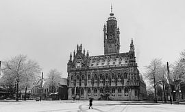 Middelburg Town Hall dressed in winter by Percy's fotografie