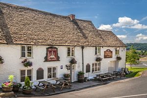 The Old Crown Inn in Uley, Cotswolds, England