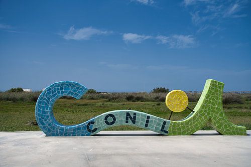Gemeentebord van Conil