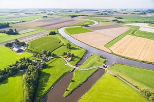 Aduarderzijl aus der Luft