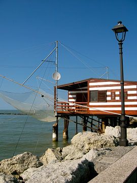 Vissershut Cesenatico - Italie van Isabelle Val