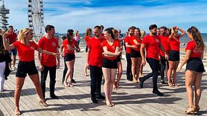 Dancers on the Pier of Scheveningen