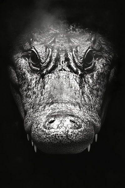 Krokodil von Poster Art Shop