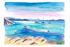 Strandaufenthalt in La Maddalena Cala Corsara Unberührte Schönheit