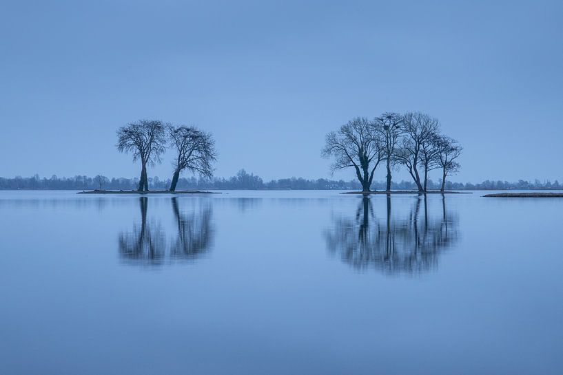 Blaue Stunde Reeuwijkse Plassen von jaapFoto