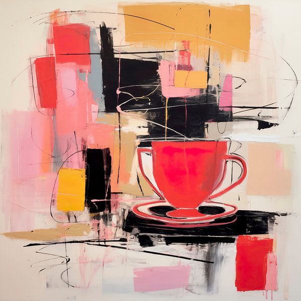 L'art du café dans l'abstraction par Whale & Sons