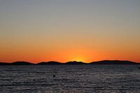Coucher de soleil en Croatie