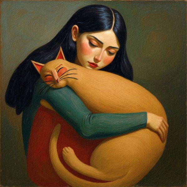 Girl, Cat. van J.O. Han