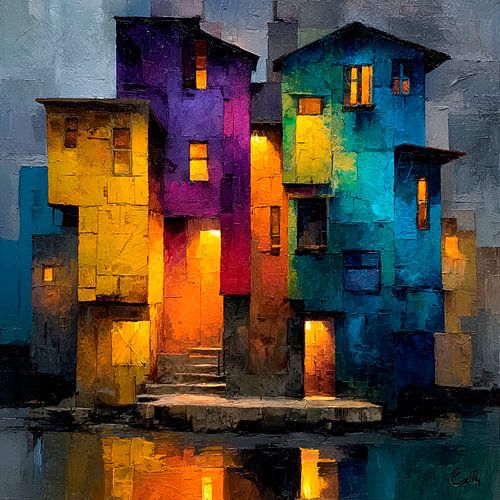 Kleurrijke Nachthuizen