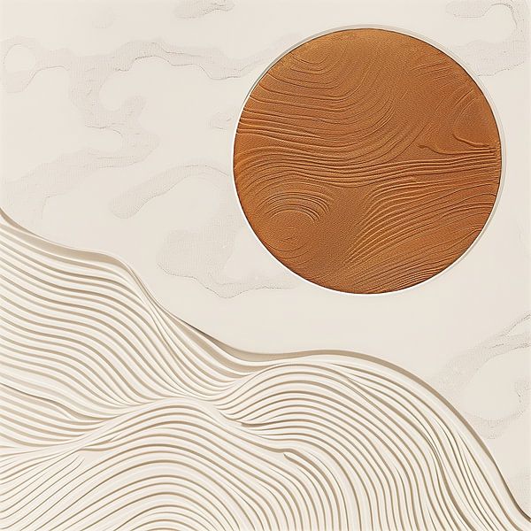Waves &amp; the Sun by Bianca ter Riet