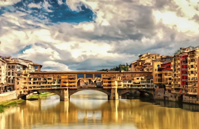 Ponte Vecchio Florence van Ilya Korzelius