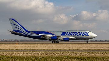 Boeing 747-400-Frachtflugzeug der National Airlines. von Jaap van den Berg