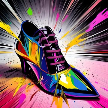 Shoe explosion by The Art Kroep