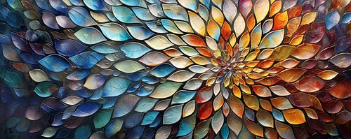 Mandala Werk 29911 van Abstract Schilderij