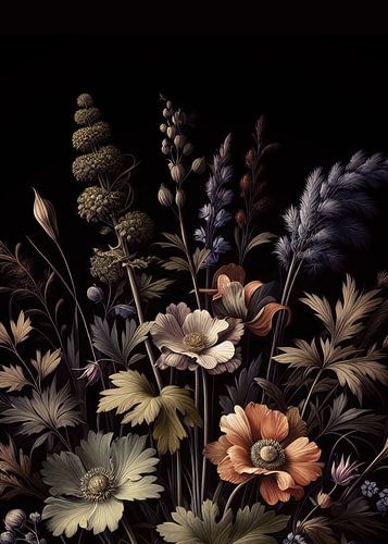 DONKER BLOEMENBOEKET-7A-D2