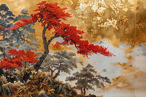 japanese landscape print