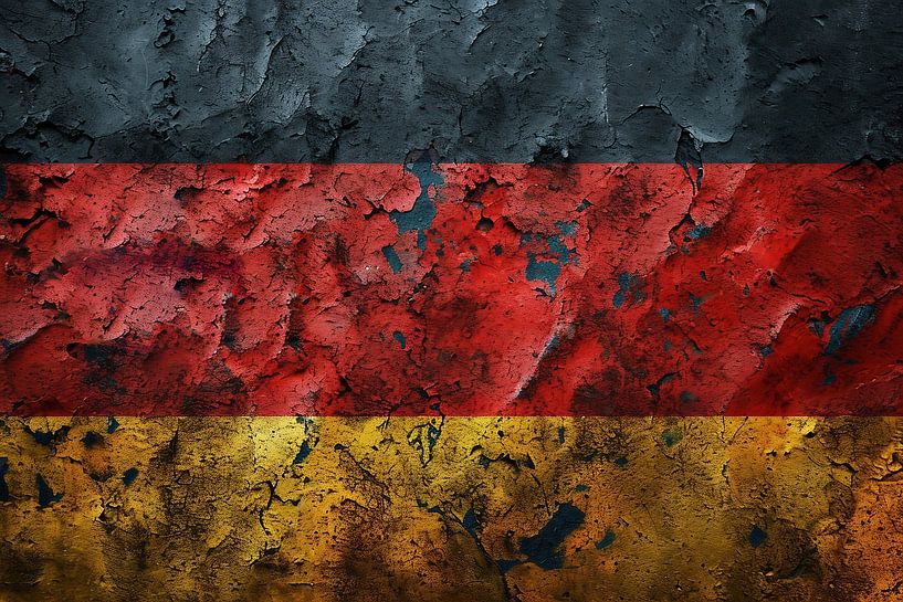 Vlag Duitsland van fernlichtsicht