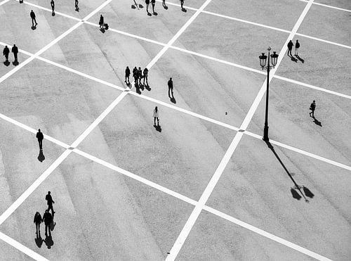 Praça do Comércio in Lissabon van Marit Lindberg